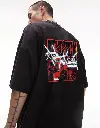 Topman extreme oversized t-shirt with front and….webp
