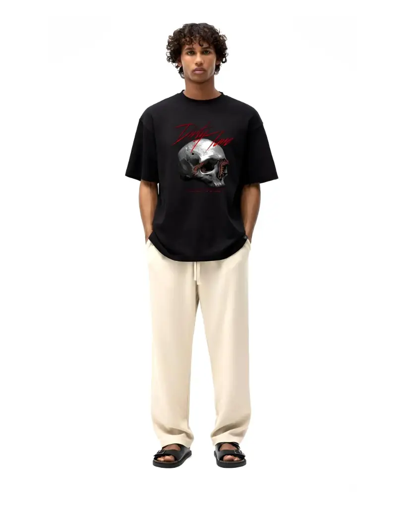 Dark Skull Oversized Tee