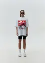 Urban Bloom Graphic Oversized Tee