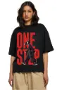 One Step Graphic Oversized Tee