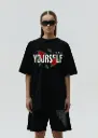 Love Yourself Graphic Oversized Tee