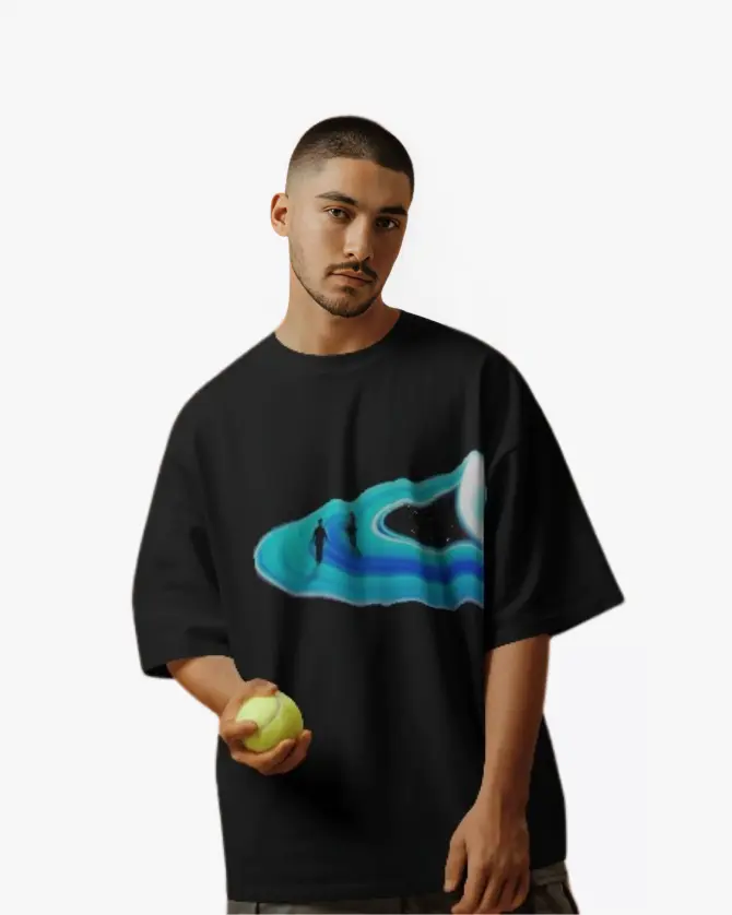 Lost in Light – Oversized Streetwear Tee