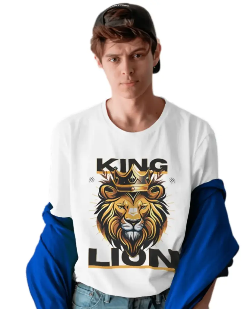 Lion hearted Royalty Tee