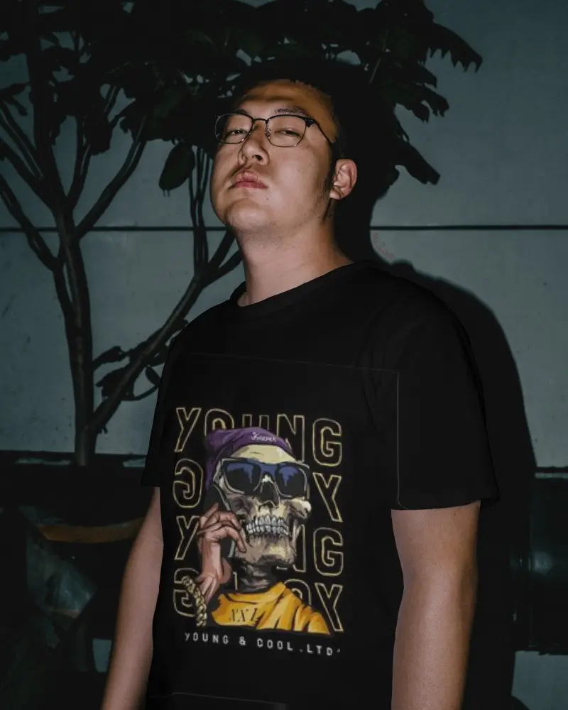 Young & Fearless Skull Rebel Tee