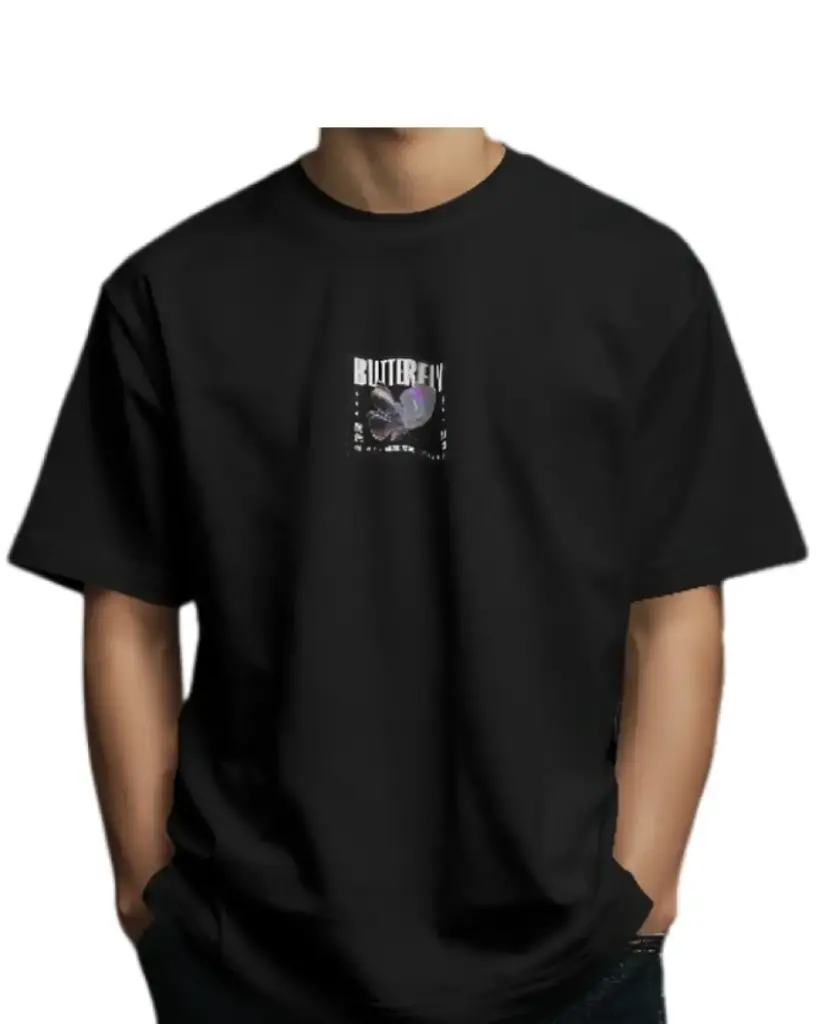 Butterfly Rise Above Oversized T.Shirt