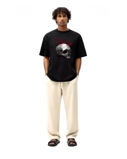 Dark Skull Oversized Tee