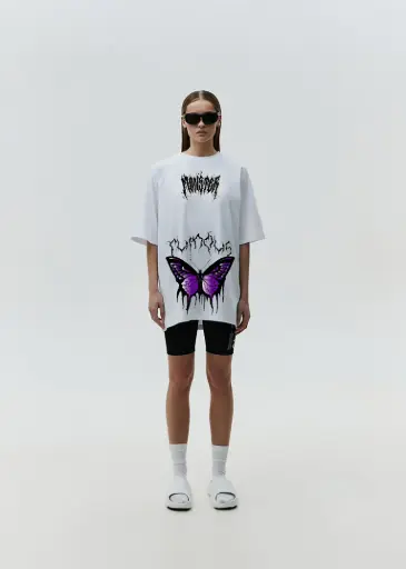 Electric Goth Butterfly Graphic Tee