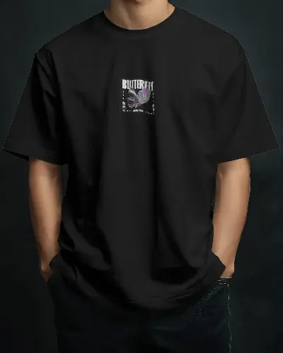 Butterfly Rise Above Oversized T.Shirt