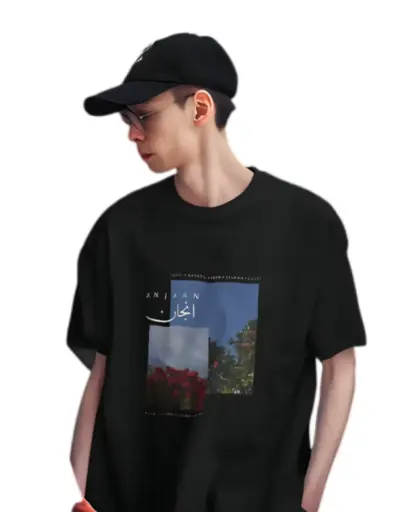 Anjaan digital printed tee